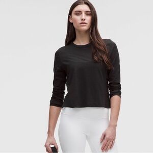 lululemon athletica Black Long Sleeve Tee